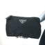 Prada Nylon Cosmetic Bag Black Small Clutch