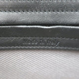 Celine Medium Phantom Luggage Tote Gray Cotton Canvas & Black Leather