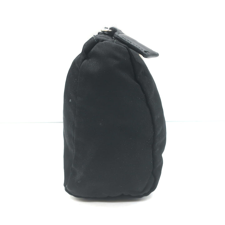 Prada Nylon Cosmetic Bag Black Small Clutch