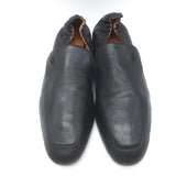 Tory Burch Kira Stretch Travel Loafers Black Leather Size 10.5