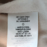 Alice + Olivia Lulu Crochet Knit Halter Midi Dress Beige Cotton-Blend Size Small