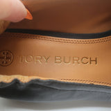 Tory Burch Kira Stretch Travel Loafers Black Leather Size 10.5