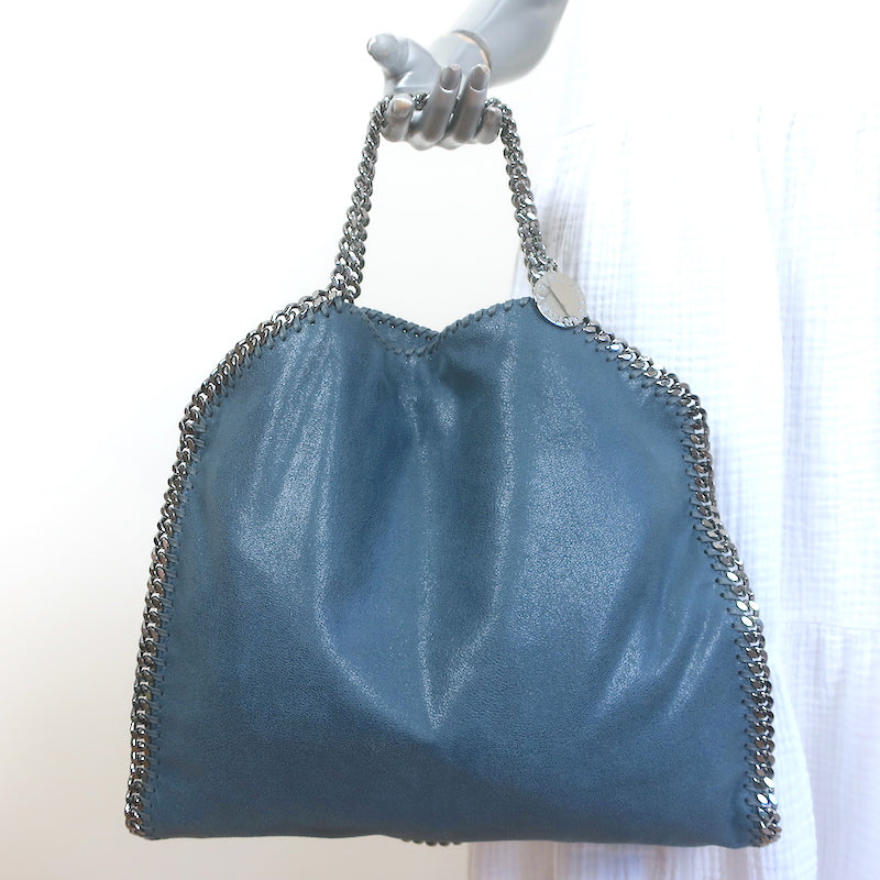 Stella McCartney Falabella Chain Tote Bag - Blue