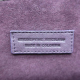 Nancy Gonzalez Pleated Clutch Burgundy/Purple Snakeskin Small Bag