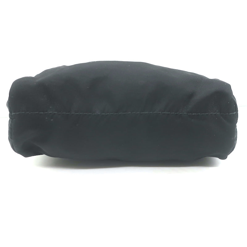 Prada Nylon Cosmetic Bag Black Mini Clutch