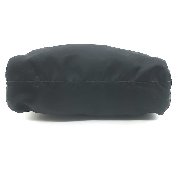 Prada Nylon Cosmetic Bag Black Mini Clutch