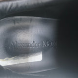 Alexander McQueen oversized leopard-print calf-hair sneakers in brown, authentic pre-owned, gently worn