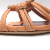 STAUD Adeline Slide Sandals Peach Leather Size 41