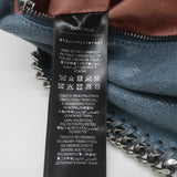 Stella McCartney Falabella Fold-Over Tote Blue Faux Leather Shoulder Bag