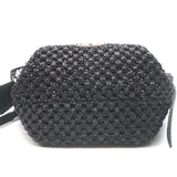 Zadig & Voltaire Le Cecilia XS Shoulder Bag Black Raffia NEW