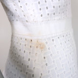 Jenni Kayne Eyelet-Embroidered Sleeveless Maxi Dress White Size 4