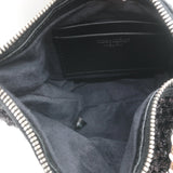 Zadig & Voltaire Le Cecilia XS Shoulder Bag Black Raffia NEW