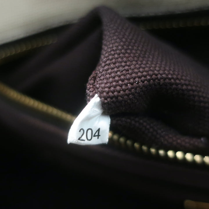 Prada Striped Canapa Canvas Medium Tote Ivory &amp; Dark Brown Crossbody Bag