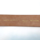 Veronica Beard Rope Tie Belt Brown Leather Size Medium