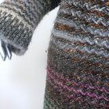 Chanel 11A Paris-Byzantine Metallic Knit Sweater Dress Navy/Multi Size 40