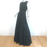 Jenni Kayne Eyelet-Embroidered Sleeveless Maxi Dress Black Size 4