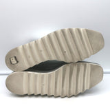Stella McCartney Sneak Elyse platform sneakers, silver faux leather, authentic pre-owned, lightly worn, size 39