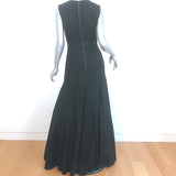 Jenni Kayne Eyelet-Embroidered Sleeveless Maxi Dress Black Size 4