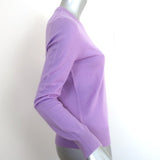 Zimmermann Logo-Embroidered Cashmere Sweater Lilac Size 1 Crewneck Pullover