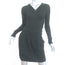 Balenciaga 2006 Long Sleeve Mini Dress Black Mixed Knit Size 36