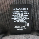 Isabel Marant Etoile Lemmy Puff Sleeve Zip-Up Cardigan Gray Cotton-Blend Size 36