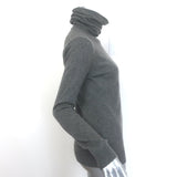 Ralph Lauren Black Label Cashmere Turtleneck Sweater Gray Size Medium