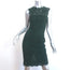 Valentino Bow-Back Lace Dress Dark Green Size 2 Sleeveless Sheath