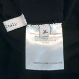 Balenciaga 2006 Long Sleeve Mini Dress Black Mixed Knit Size 36