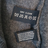 Ralph Lauren Black Label Cashmere Turtleneck Sweater Gray Size Medium