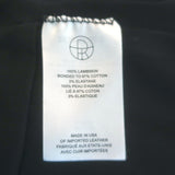 The Row Collarless Peplum Jacket Black Suede Size 8