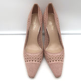 Christian Dior Capture pumps, rose-gold lurex with Cannage stitching, authentic pre-owned, gently worn