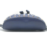 Valentino VLTN Rockstud Spike Belt Bag Navy Quilted Leather