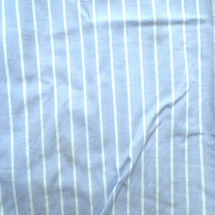 Sonia by Sonia Rykiel Floral-Embroidered Shirt Blue/White Striped Cotton Size 34