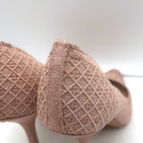 Christian Dior Capture pumps in rose-gold lurex with Cannage stitching, authentic pre-owned and gently worn