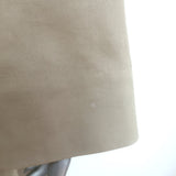 COS Trench Coat Beige Cotton Size 4 Belted Long Jacket