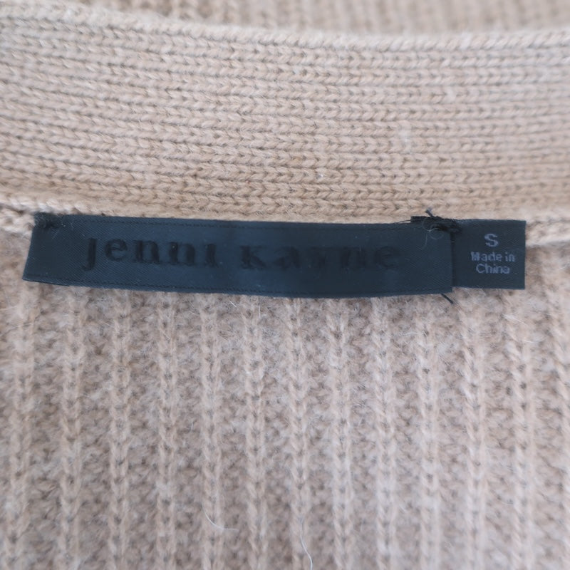 Jenni Kayne Cashmere Cocoon Cardigan Camel Size Small