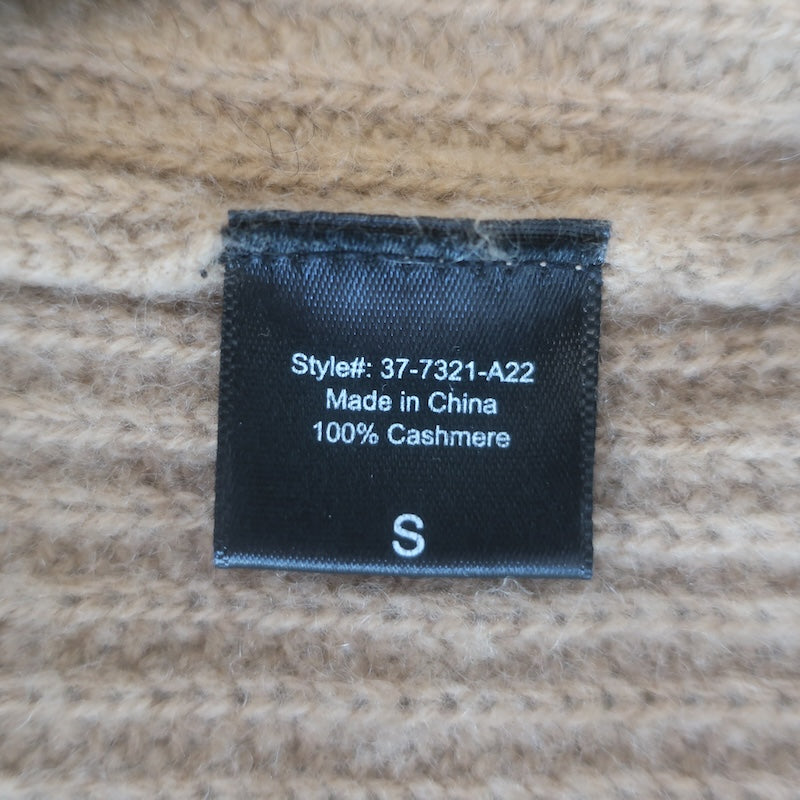 Jenni Kayne Cashmere Cocoon Cardigan Camel Size Small
