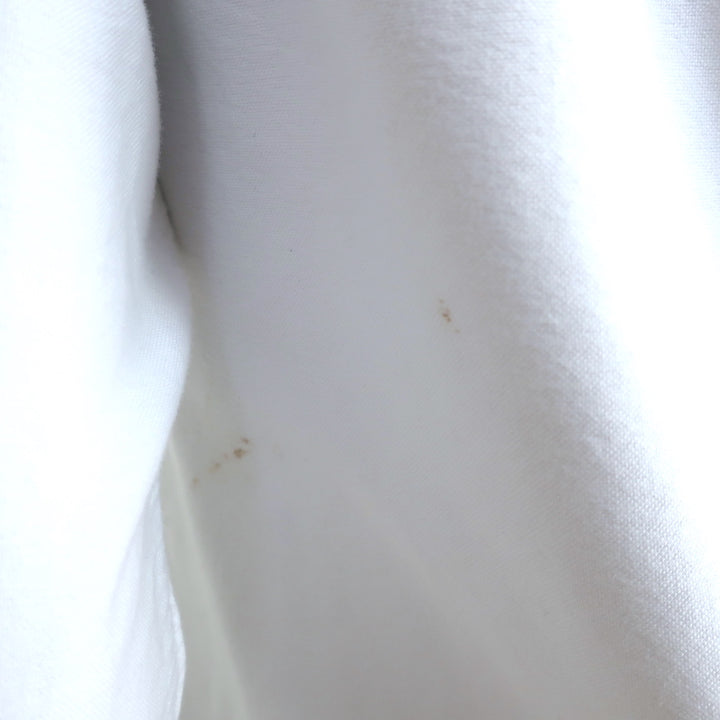 Officine Generale Benoit Raw Edge Button Down Shirt White Cotton Size Small