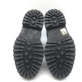 Proenza Schouler Top Stitched Chelsea Boots Black Polished Leather Size 36