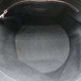 Balenciaga Wave Medium Bucket Tote Black Canvas Crossbody Bag