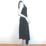 Stella McCartney Cutout-Back Sleeveless Midi Dress Navy Stretch Crepe Size 40