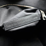 Balenciaga Wave Medium Bucket Tote Black Canvas Crossbody Bag