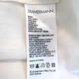 Zimmermann Postcard Puff Sleeve Midi Dress Yellow Floral Print Size 0 NEW