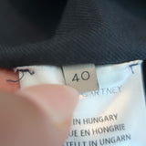 Stella McCartney Cutout-Back Sleeveless Midi Dress Navy Stretch Crepe Size 40