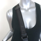 Zadig & Voltaire Lolita Wrinkle Small Crossbody Bag Black Patent Leather