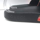 Gucci GG Supreme Blooms Pursuit Pool Slide Sandals Coated Canvas Size 36