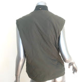 Loro Piana Quilted Puffer Vest Olive Size Small