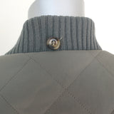 Loro Piana Quilted Puffer Vest Olive Size Small