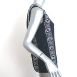 Tory Burch Crystal-Embellished Top Navy Linen Size 4 Sleeveless Blouse