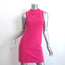 Alice + Olivia Coley Mock Neck Mini Dress Pink Crepe Size 0